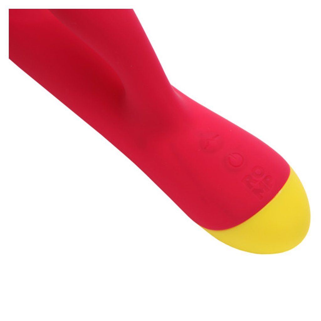ROMP Jazz Rabbit Vibrator — Berry, 210mm - RM1283
