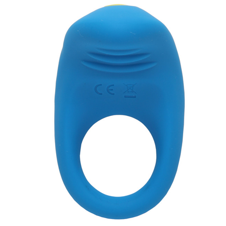 ROMP Juke Vibrating Cock Ring — Light Blue, USB Rechargeable - RM1320