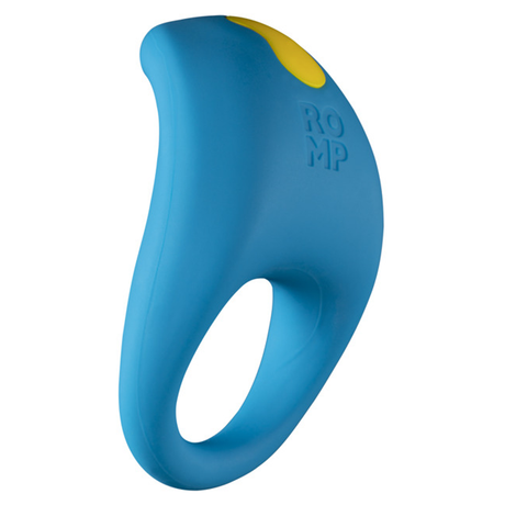 ROMP Juke Vibrating Cock Ring — Light Blue, USB Rechargeable - RM1320