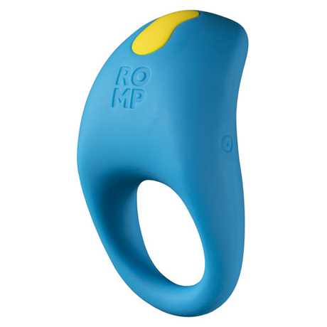 ROMP Juke Vibrating Cock Ring — Light Blue, USB Rechargeable - RM1320