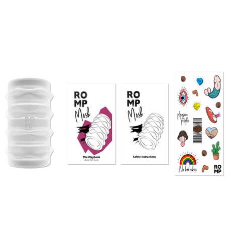 ROMP Mosh Blowjob Stroker - Transparent Travel-Size TPE Sleeve - RM2258