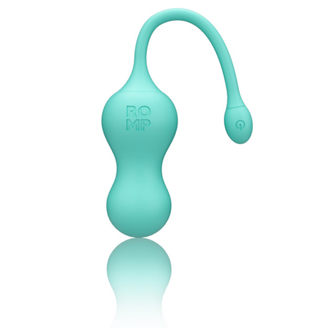 ROMP Cello G-Spot Vibrator — Remote-Controlled, Light Teal - RM2272