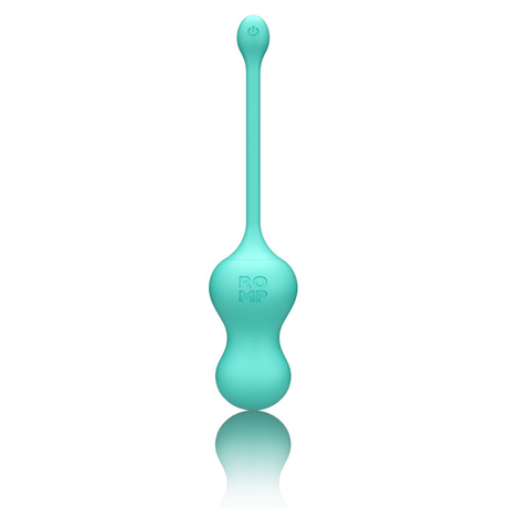 ROMP Cello G-Spot Vibrator — Remote-Controlled, Light Teal - RM2272