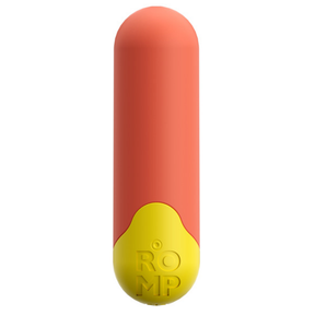 ROMP Riot Bullet Vibrator — Compact USB Rechargeable, Light Orange - RM2289