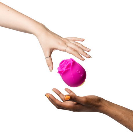 ROMP Rose Clitoral Stimulator — Pleasure Air, Pink - RM2586