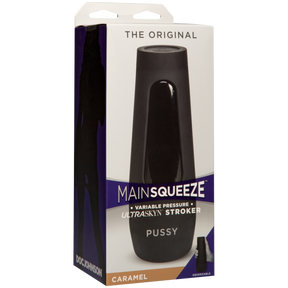 Doc Johnson Main Squeeze Original Masturbator, Caramel 7.5 in - DJ5202-02-BX