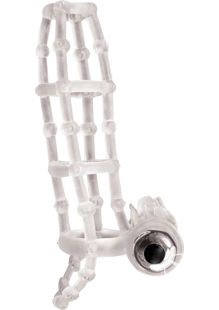 The Macho Vibrating Cockring - Clear by Nasstoys