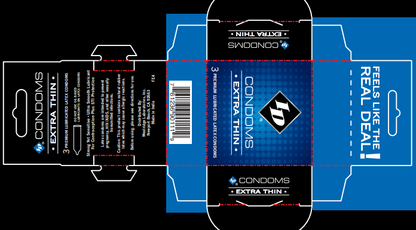 ID Extra Thin Condoms - 3 Pack by I.D. Lubricants