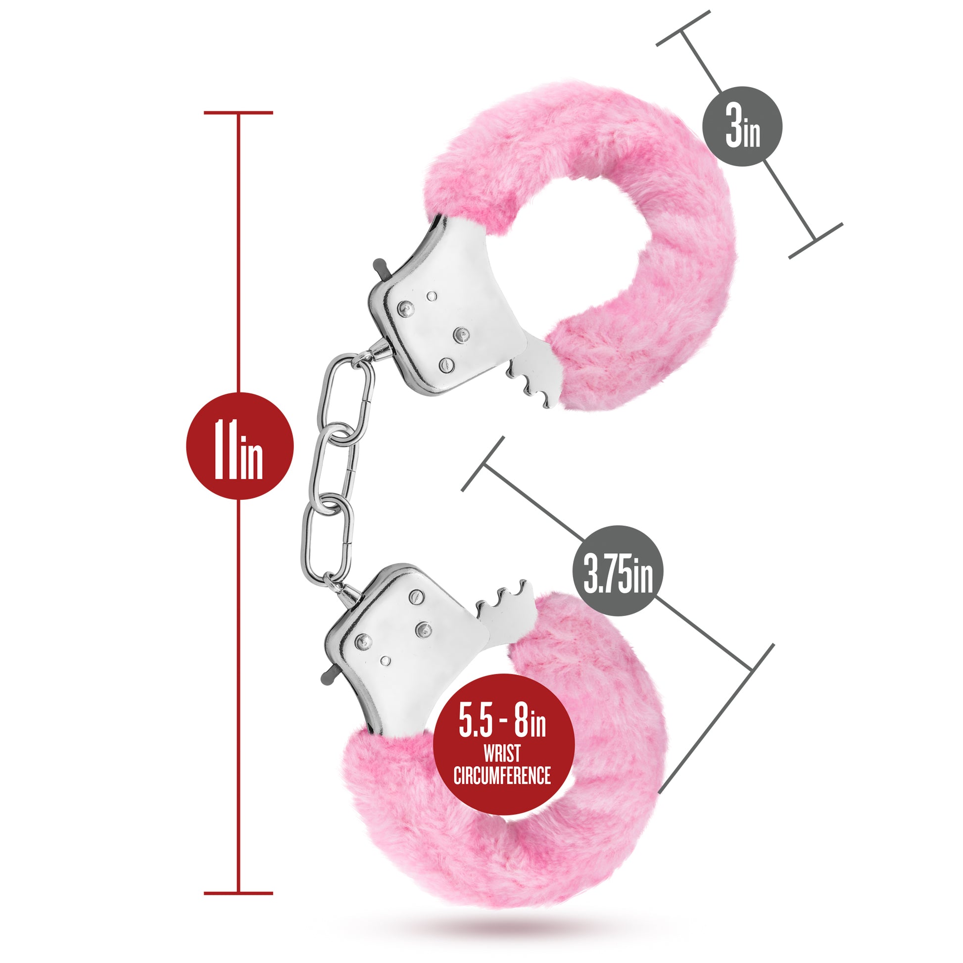 Temptasia Cuffs - Pink by Blush