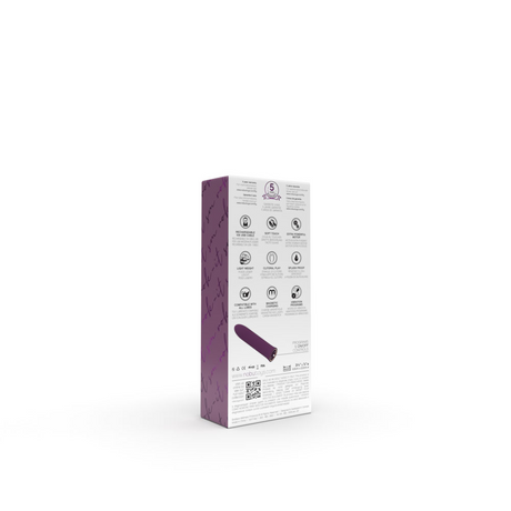Nobü Rok It Small Bullet Vibrator — Purple, USB Rechargeable - NB1491