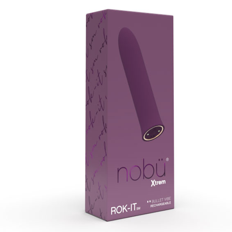 Nobü Rok It Small Bullet Vibrator — Purple, USB Rechargeable - NB1491