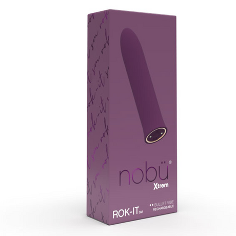 Nobü Rok It Small Bullet Vibrator — Purple, USB Rechargeable - NB1491