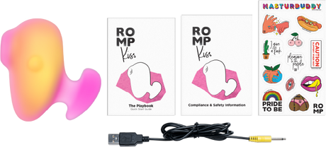 ROMP Kiss Clitoral Suction Stimulator — Travel Size, USB Rechargeable - RM1631