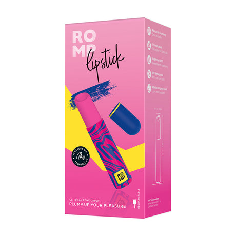 ROMP Lipstick Clitoral Stimulator — Pleasure Air, Rechargeable - RM3605