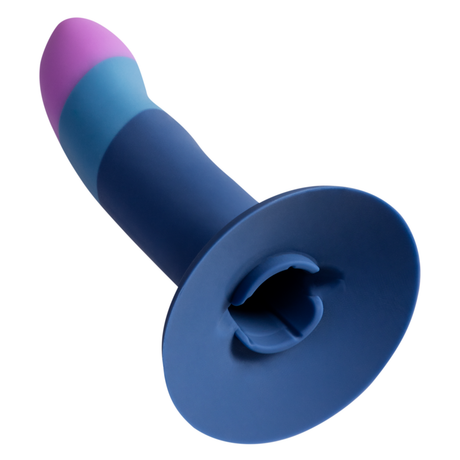 ROMP Piccolo Pegging Kit — 5-inch Curved Silicone Dildo, Adjustable Harness & Clitoral Stimulator - RM3568