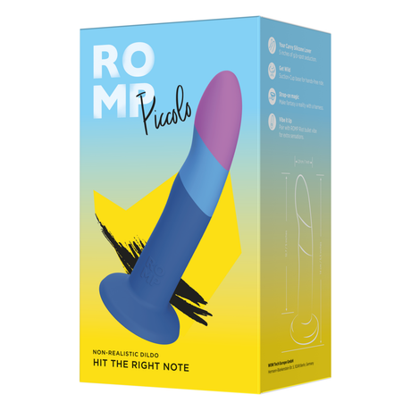 ROMP Piccolo Silicone Curved Dildo — 140 mm - RM3551