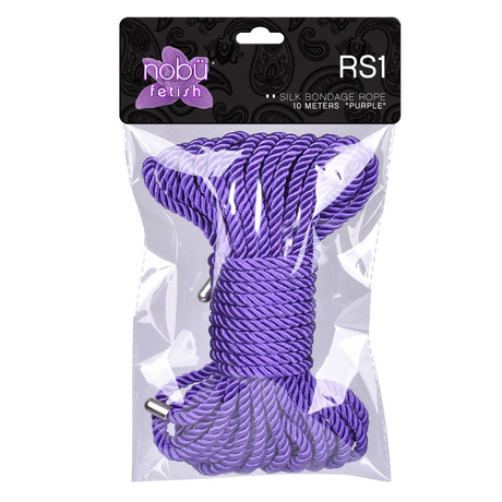 NOBÜ Deluxe Silky Rope — 10 m (33 ft), Purple - NB1704
