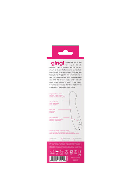 Gingi Rechargeable G Spot - Pink