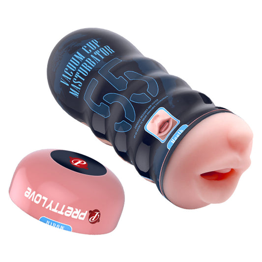 Pretty Love Mouth Vacuum Cup Masturbator, 7.09 in (18 cm) - BM-00900T58-2