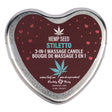 Earthly Body Hemp Seed 3-in-1 Massage Candle Stiletto — 4.07 oz - EB-HSCV025C
