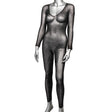 CalExotics Radiance Crotchless Full Body Suit — Queen, Black - SE3002363