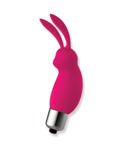 Icon Brands Silibus Silicone Bunny Bullet Vibrator — Pink - ICB2638-2