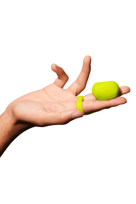 Dame Fin Finger Vibrator — Citrus, Medical-Grade Silicone - DM1234