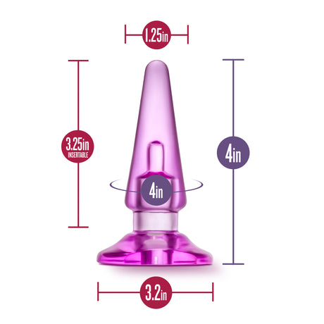 B Yours - Basic Anal Plug - Pink by Blush