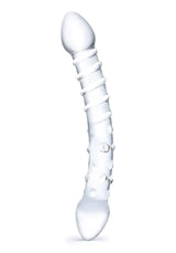 Electric Novelties Double Trouble Glass Double-Ended Dildo, 7.5" - GLAS-16