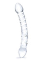 Electric Novelties Double Trouble Glass Double-Ended Dildo, 7.5" - GLAS-16