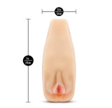 Blush Enlust Sabrina Male Masturbator with Vibrating Bullet — Beige, 7 in - BL-72723