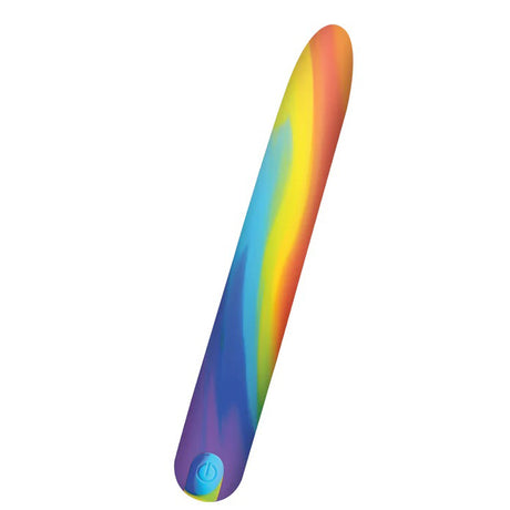 XR Brands Rainbow Silicone Bullet Vibrator - BNG-AH709