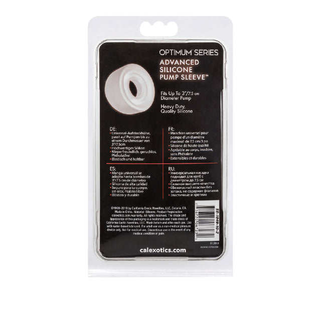 "Advanced Silicone Pump Sleeve - Clear SE1049102"