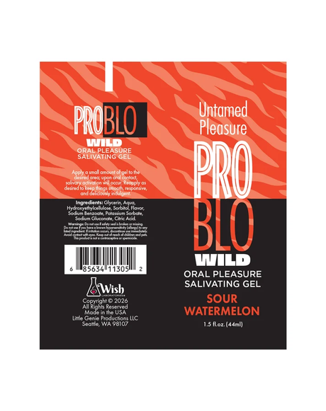Little Genie Problo Wild Salivating Oral Gel — Sour Watermelon 1.5 oz - LG-BT.545