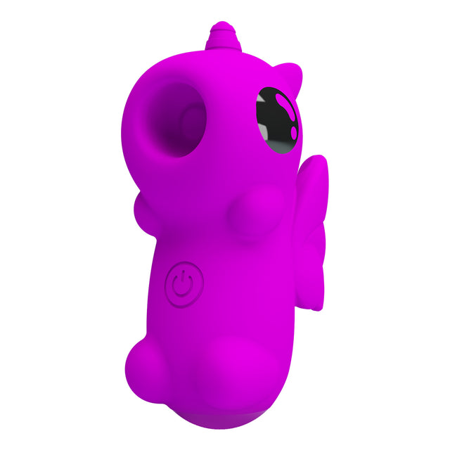Pretty Love Magic Unicorn Finger Vibrator — Purple, 10 Tapping Settings - BI-300061