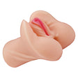 Nasstoys Melissa Pussy & Ass Masturbator, White, 6 in - NW3212-1