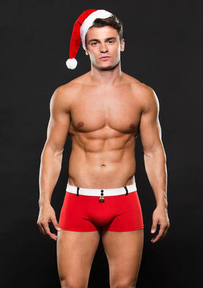Envy Menswear 2-Piece Sexy Santa Set — Medium/Large Red - EV-BLEC07REDML