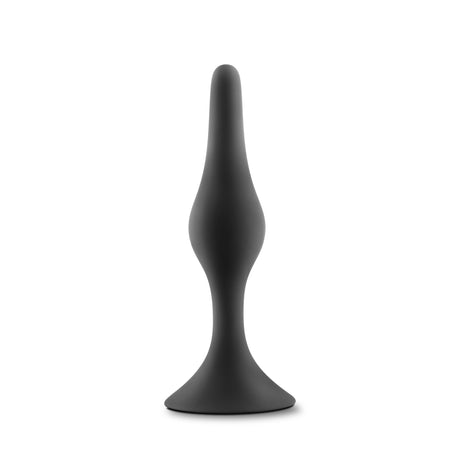Blush Luxe Beginner Plug Small — Black Silicone, 0.75 in - BL-12615