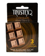 Paradise Marketing Trustex Chocolate Flavored Lubricated Condoms — 3 Pack - AL-4020
