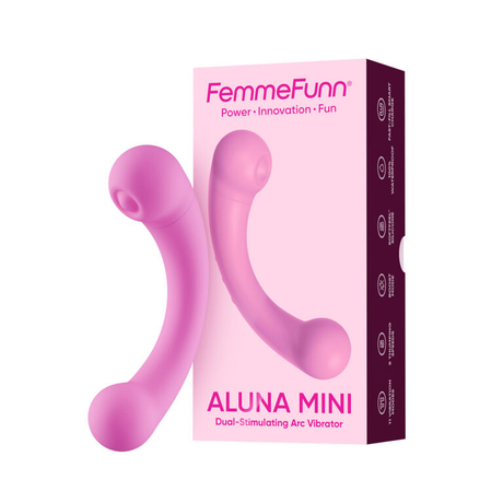Femme Funn Aluna Mini Dual-Action Vibrator — Pink - FF-1057-01