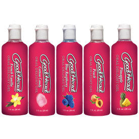 Doc Johnson Goodhead Oral Delight Gel, 5-Pack (1 oz each) - DJ1361-70-BX