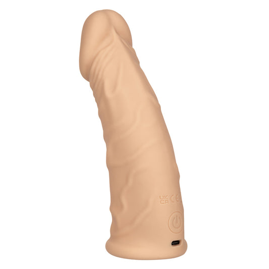CalExotics Performance Maxx Rechargeable Vibrating Extension, 7" Ivory - SE1633803