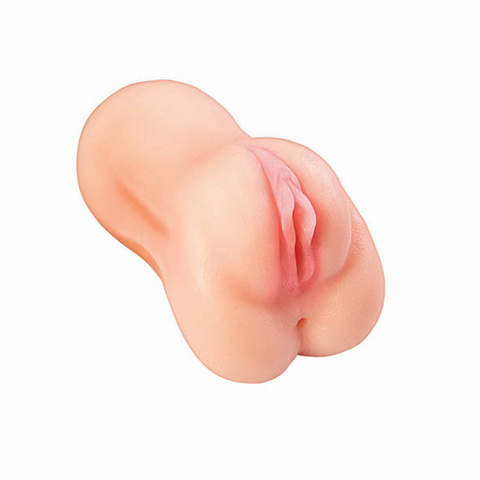 Nasstoys Always Horny Amelia Dual-Entry Vibrating Masturbator — Beige - NW3317-1
