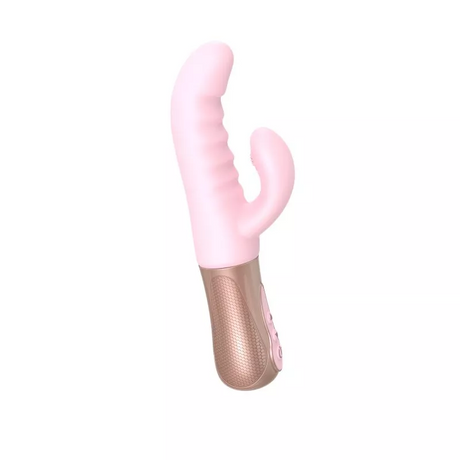 LOVE TO LOVE Sassy Bunny Dual-Motor Rabbit Vibrator — Baby Pink - LV2701