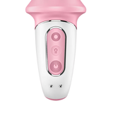 Satisfyer Air Pump Booty 5+ Anal Vibrator — Inflatable Shaft (Red) - SF8551