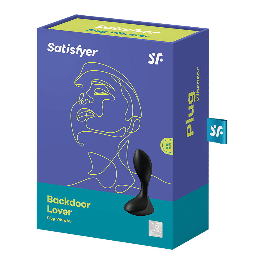 Satisfyer Backdoor Lover Anal Vibrator, Black - J2018-112-1