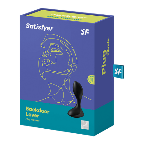 Satisfyer Backdoor Lover Anal Vibrator, Black - J2018-112-1
