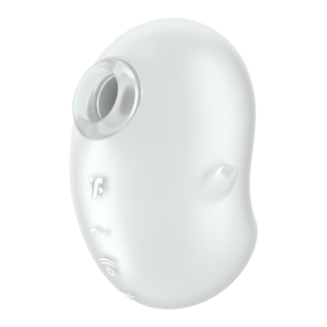 Satisfyer Cutie Ghost Air-Pulse Clitoral Vibrator, White - SF7865