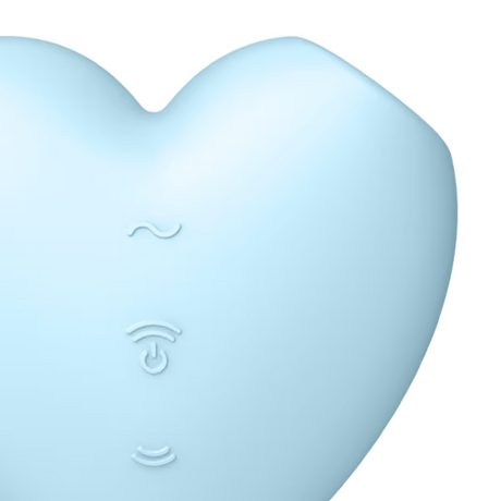 Satisfyer Cutie Heart Clitoral Vibrator — Blue - SF1598