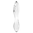 Satisfyer Dazzling Crystal Glass Dildo — Transparent - SF5658